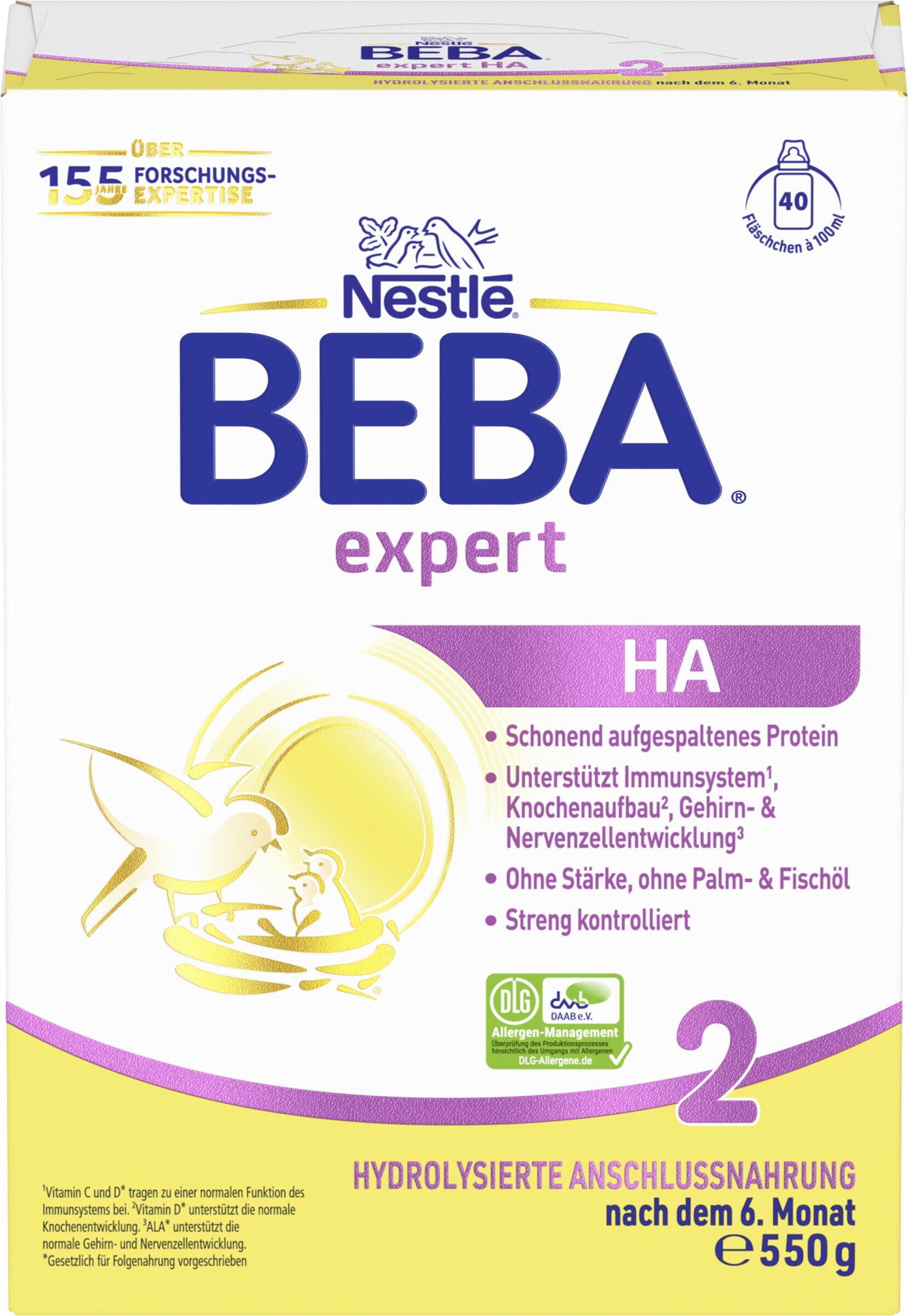 Nestlé Beba Expert HA Babynahrung Verpackung