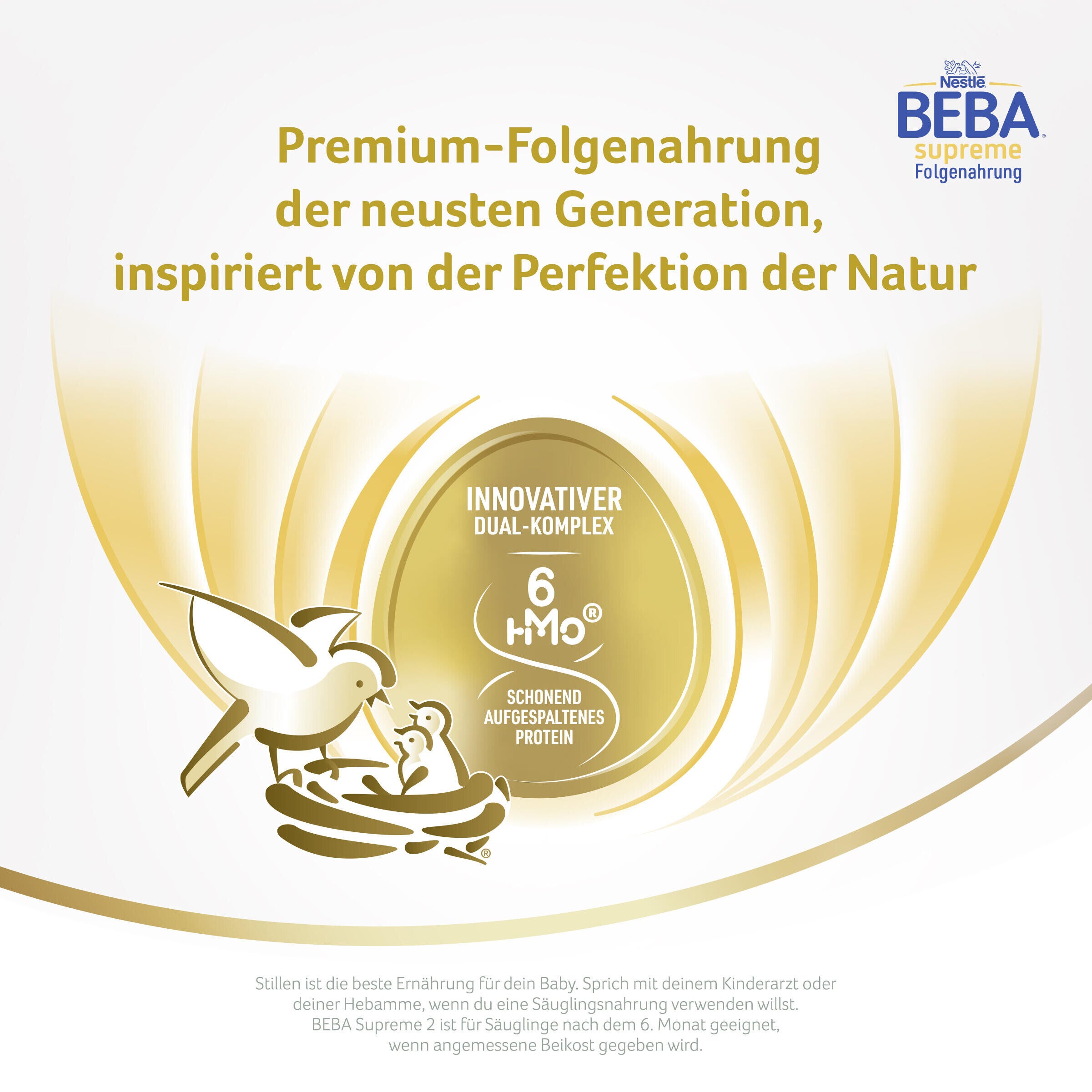 BEBA Supreme mit 6 HMO und Vogelnest Abbildung