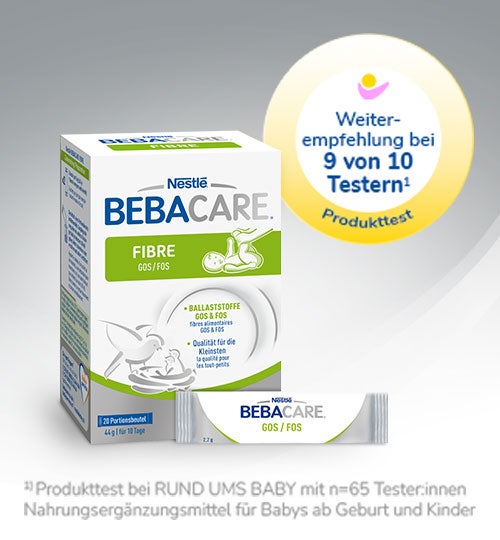 BEBACARE FIBRE mit GOS/FOS für einen lockeren Stuhl