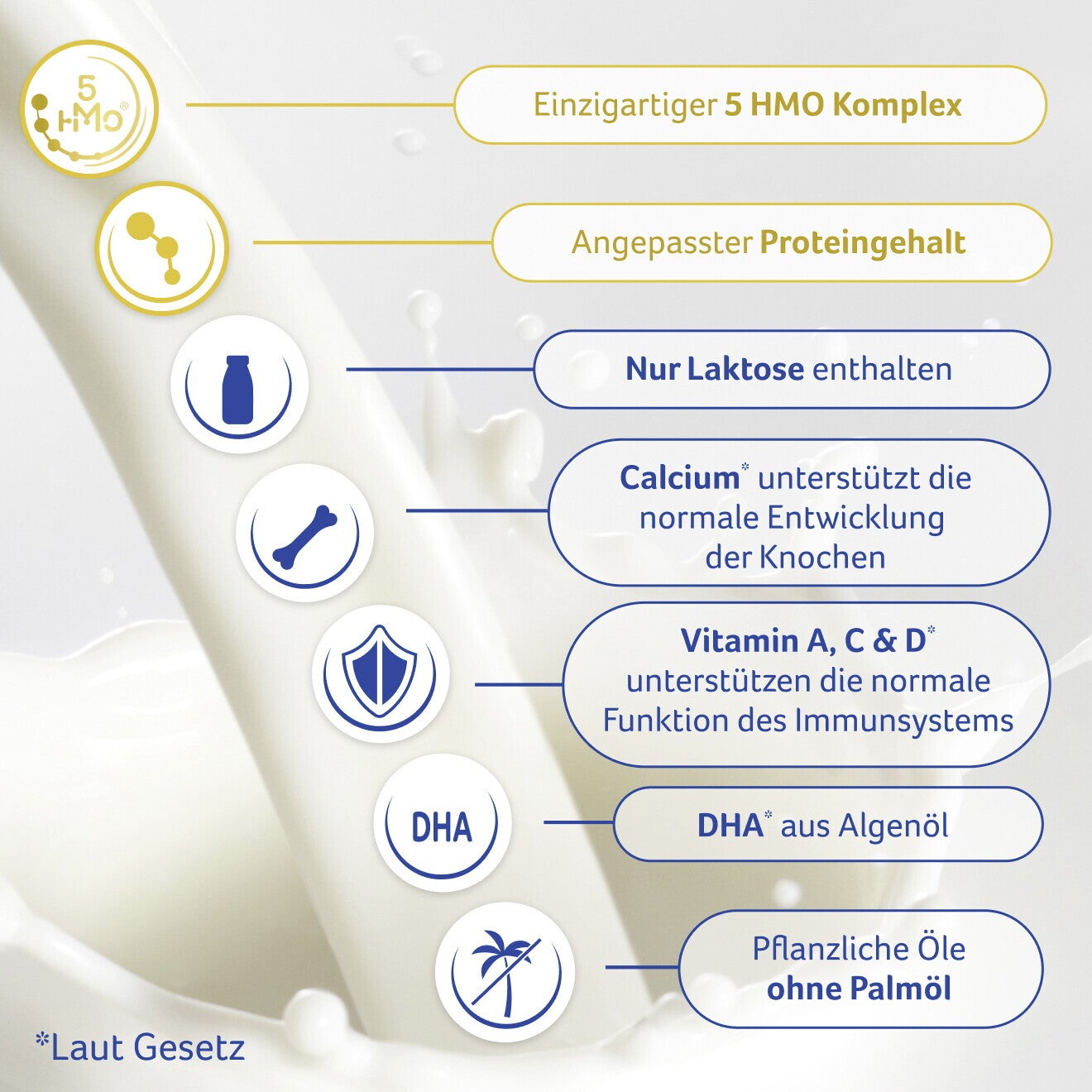BEBA 2 Folgemilch – Mit 5-HMO und Vitaminen ab 6 Monaten