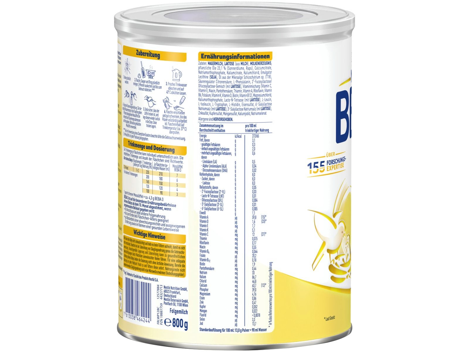 BEBA_3_800g_Ernährungsinformation