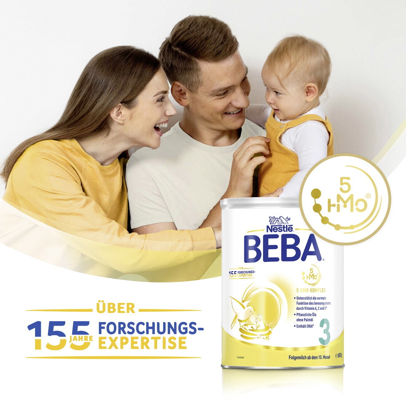 BEBA 3 Folgemilch – Nährstoffreiche Babynahrung ab 10 Monaten