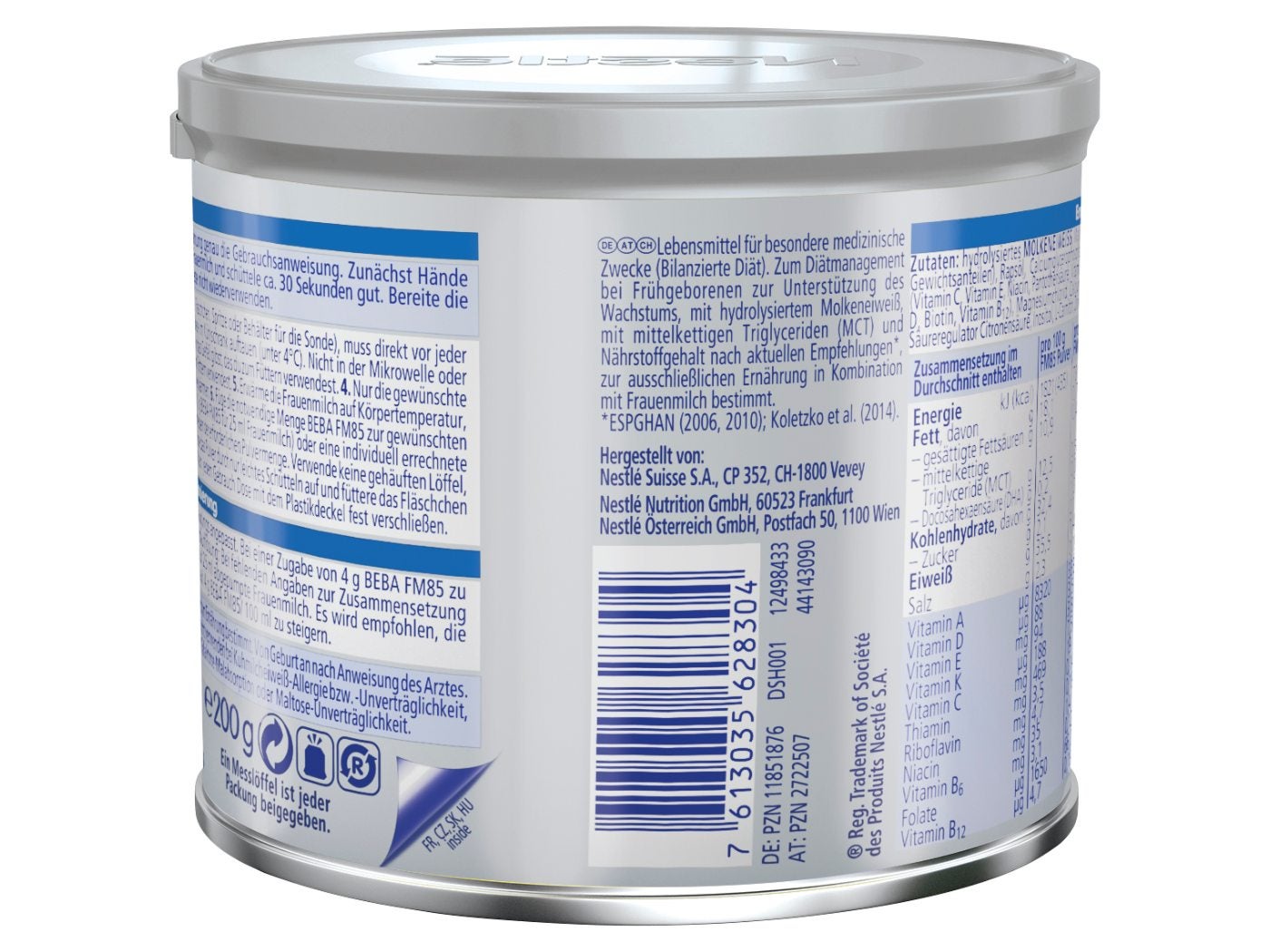 BEBA_FM85_Ernährungsinformation