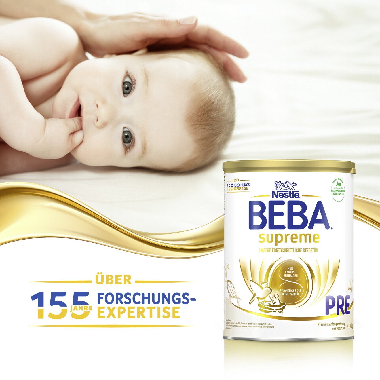 BEBA SUPREME PRE Anfangsnahrung – Säuglingsmilch ab Geburt im Pulverformat