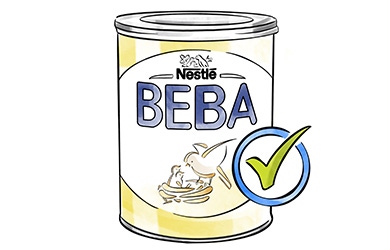 BEBA  ist sicher Dose| Baby&me​