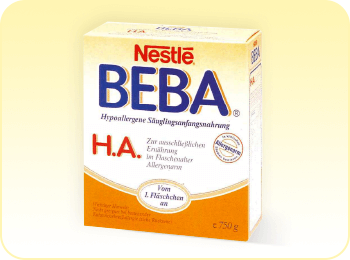 Erste hypoallergene Säuglingsnahrung