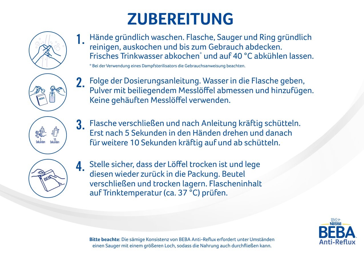 Zubereitungsanleitung