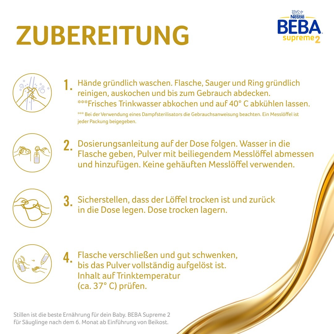 Zubereitungsanleitung 