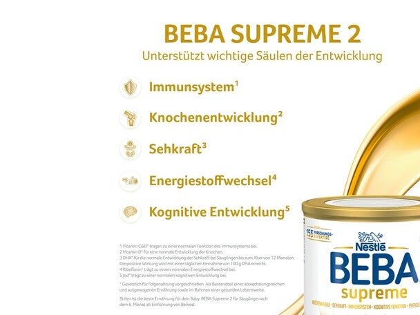 BEBA SUPREME Folgemilch