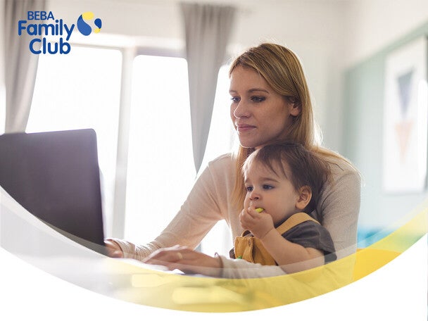 BEBA Family Club Mutter mit Kind