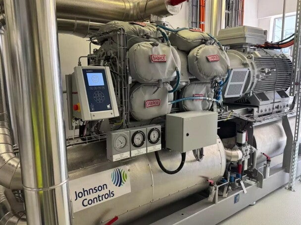 Wärmepumpe im Werk