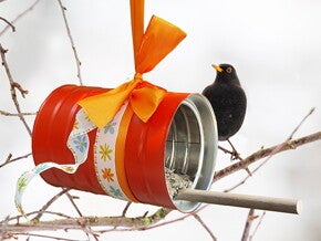 Vogelfutterstation selber basteln | Baby&me