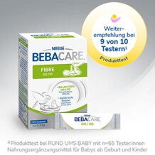 BEBACARE FIBRE mit GOS/FOS für einen lockeren Stuhl | Baby&me