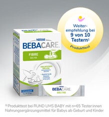 BEBACARE FIBRE mit GOS/FOS für einen lockeren Stuhl | Baby&me