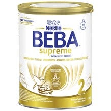Nestlé BEBA Supreme Babynahrung-Dose, gold-weiße Verpackung
