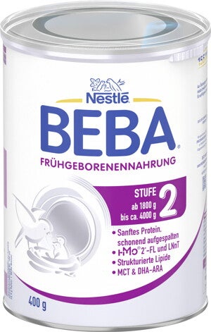 BEBA Frühgeborenennahrung Stufe 2 Teaser 