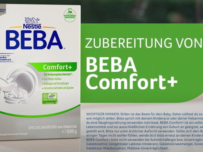 BEBA Comfort + Zubereitung