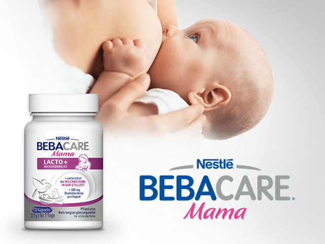 BEBACARE LACTO+ Nahrungsergänzungsmittel für stillende Mütter