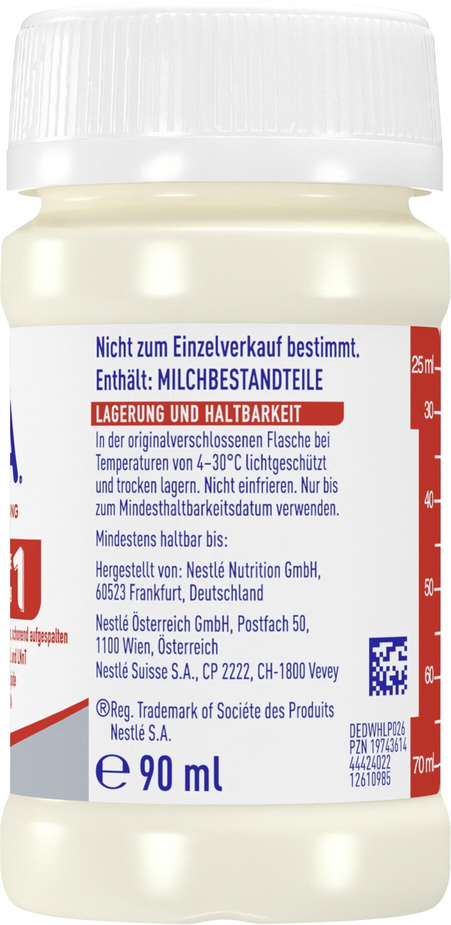 BEBA Frühgeborenennahrung Stufe trinkfertig, Backshot