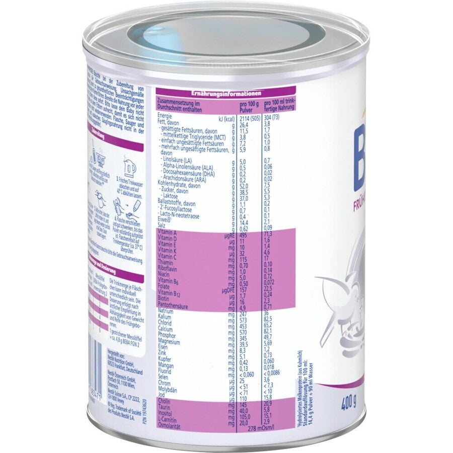 BEBA Frühgeborenennahrung 2
