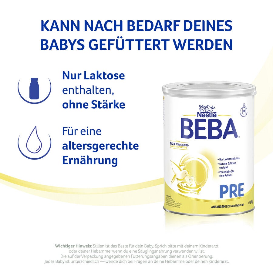 BEBA Pre Dose Vorteile