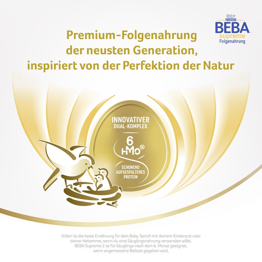 BEBA Supreme mit 6 HMO und Vogelnest Abbildung