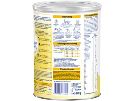 BEBA_3_800g_Zubereitung_Trinkmenge BEBA_3_800g_Zubereitung_Trinkmenge
