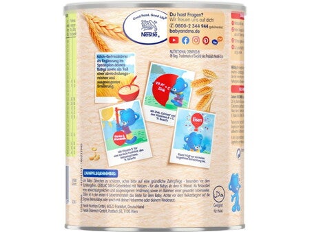 CERELAC Milch-Getreidebrei mit Weizen- Ansicht Produktvorteile CERELAC Milch-Getreidebrei mit Weizen- 400g - Ansicht Produktvorteile