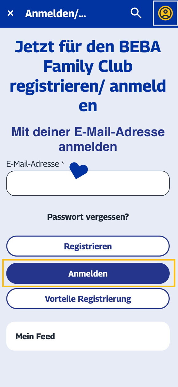 Anmeldung