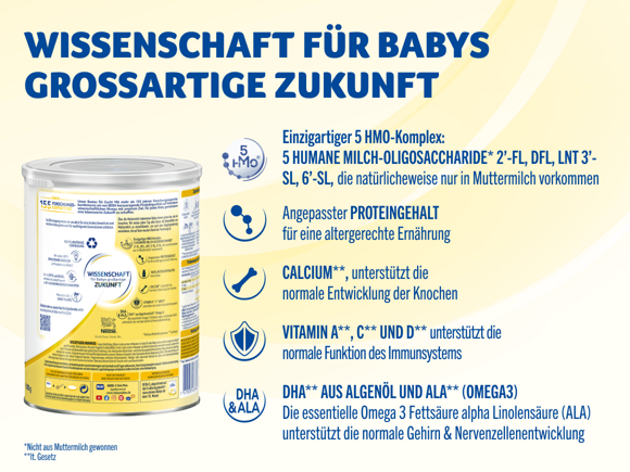BEBA 2 Produktvorteile neue verbesserte Rezeptur BEBA 2 Produktvorteile neue verbesserte Rezeptur