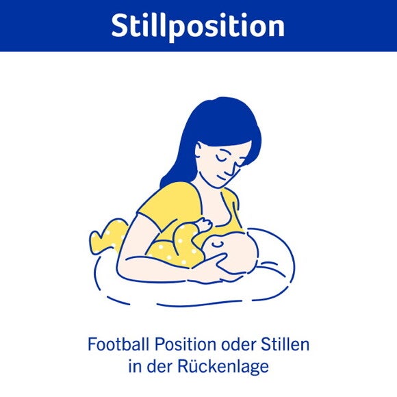 Football Haltung beim Stillen Football Haltung beim Stillen