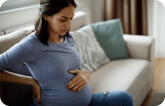 Frau mit Wehen | Babyservice Frau mit Wehen | Babyservice