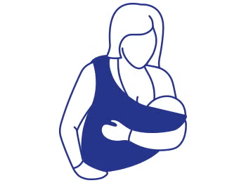 Stillposition Stillen im Tragetuch | Babyservice Stillposition Stillen im Tragetuch | Babyservice