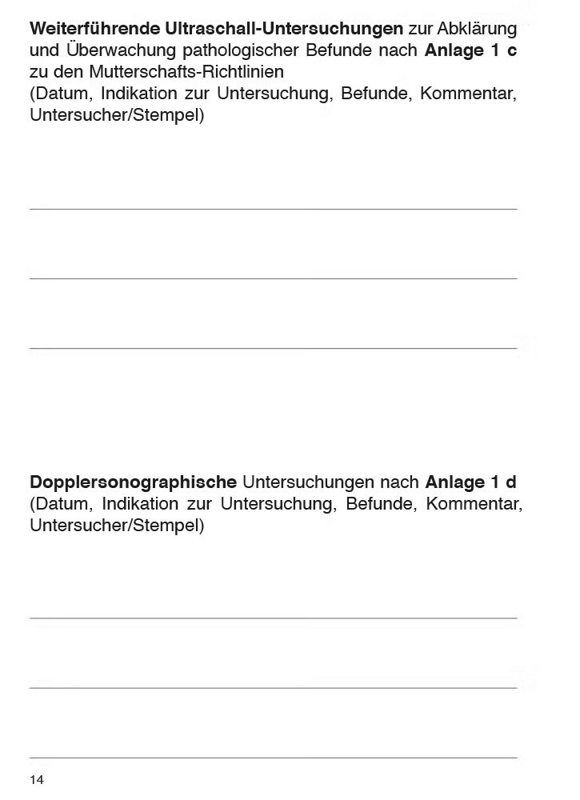 Der Mutterpass Seite 14 | Babyservice