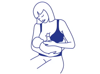 Stillposition Wiegehaltung | Babyservice Stillposition Wiegehaltung | Babyservice