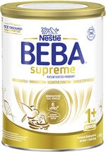gold-weiße Dose Nestlé BEBA supreme Milchnahrung 1+